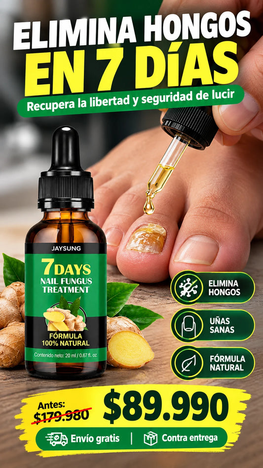 7 DÍAS ELIMINA HONGOS X2