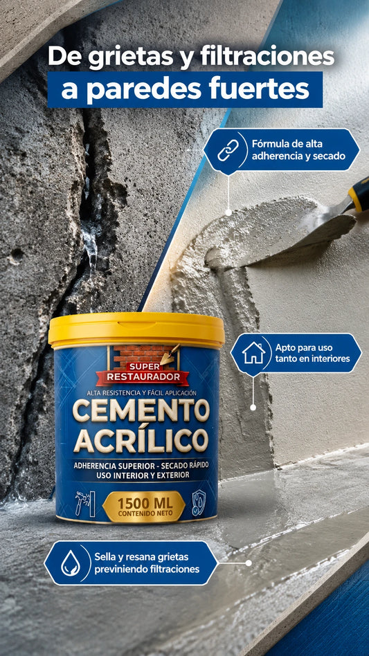 cemento acrilico x2